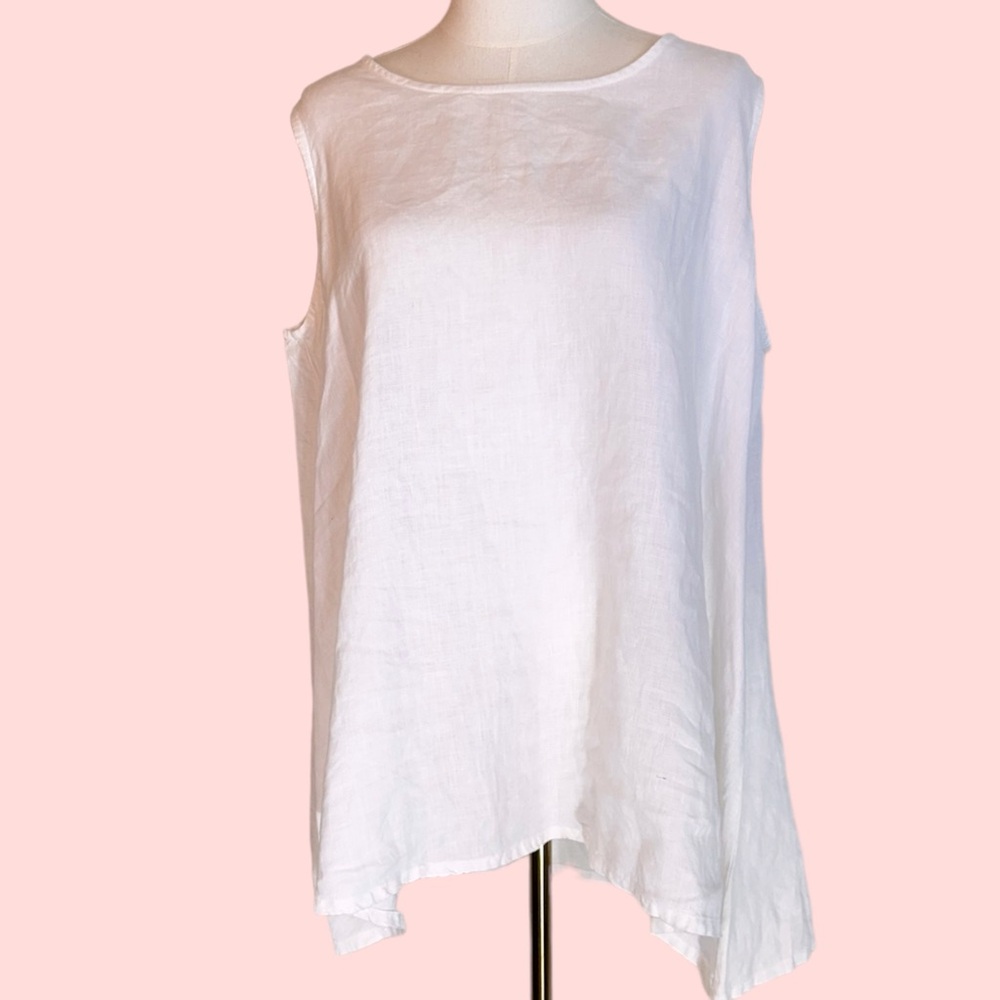 Byrne Walker size medium white linen tunic tank‎